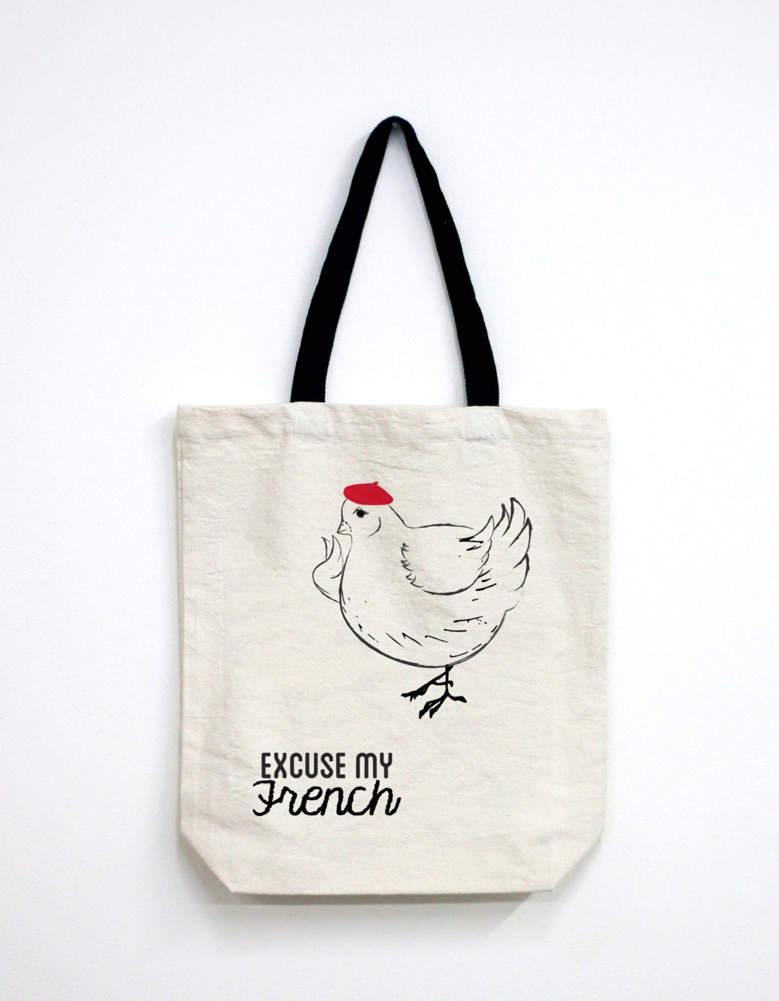 Excuse My French Tote - OUT OF STOCK/ EN RUPTURE DE STOCK